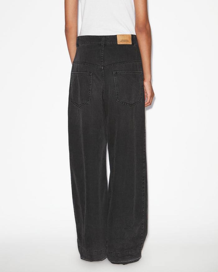 Isabel Marant PANTALON RACHELLE Femme Noir Délavé