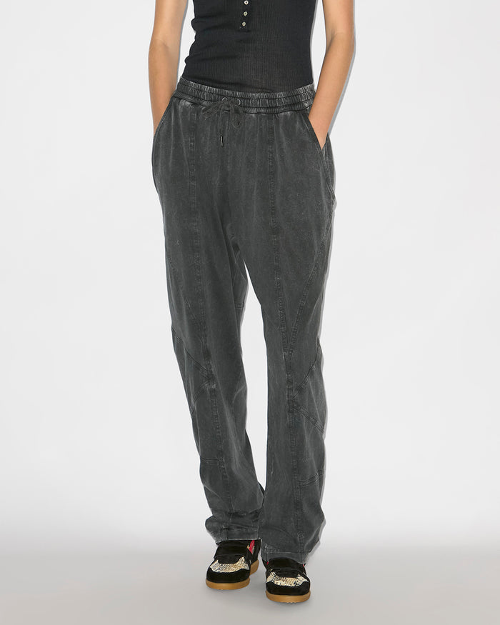 Isabel Marant PANTALON REGINA Femme Noir Délavé