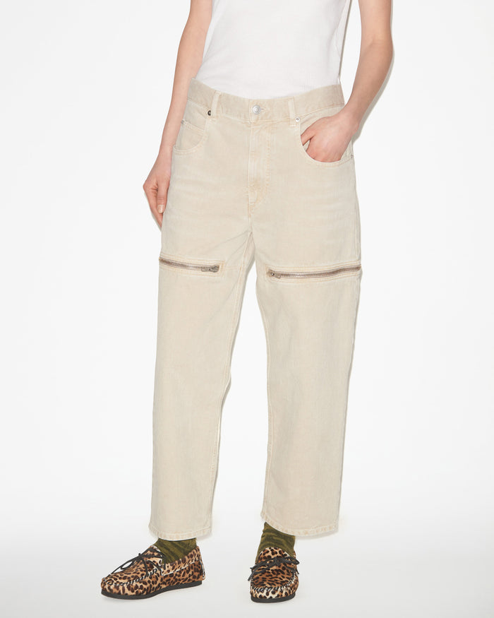Isabel Marant Pantalon Salia Femme écru