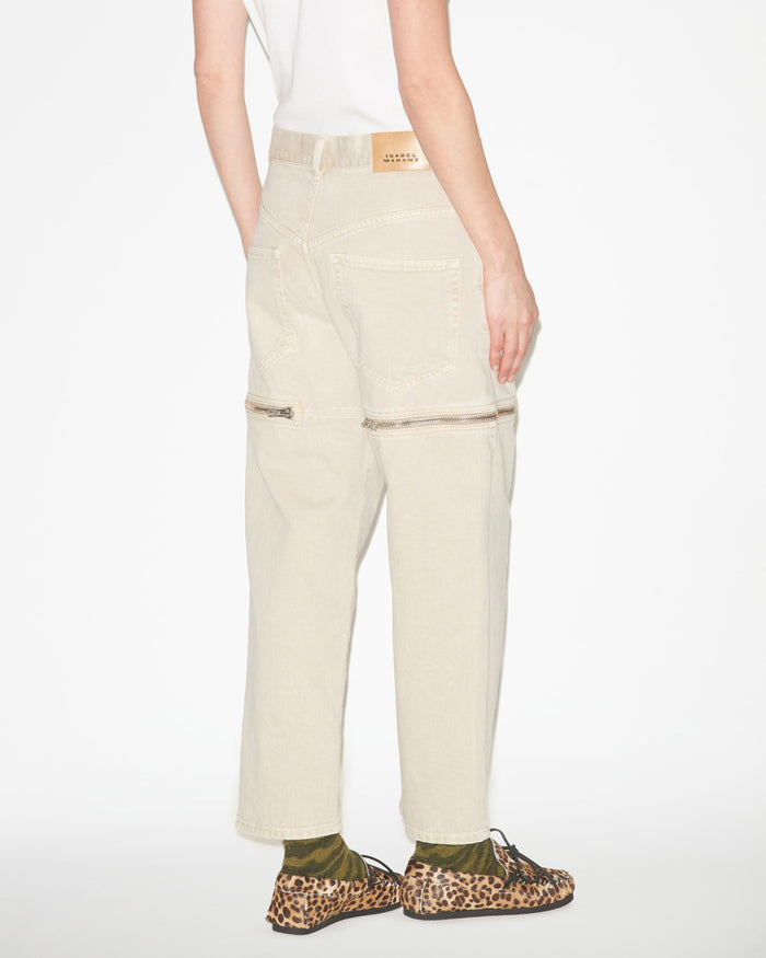 Isabel Marant Pantalon Salia Femme écru