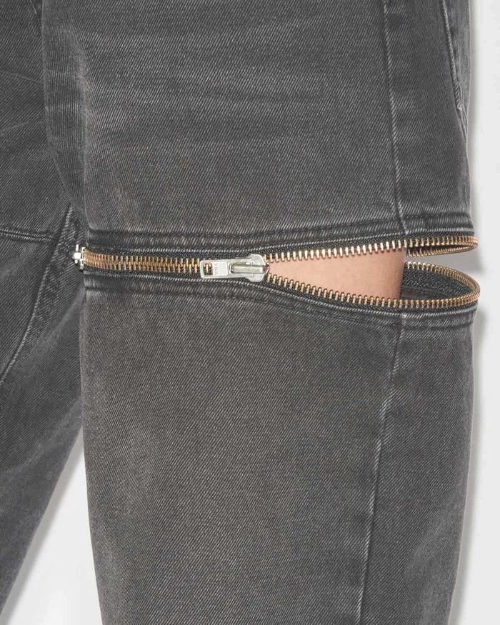 Isabel Marant Pantalon Salia Femme Noir Délavé