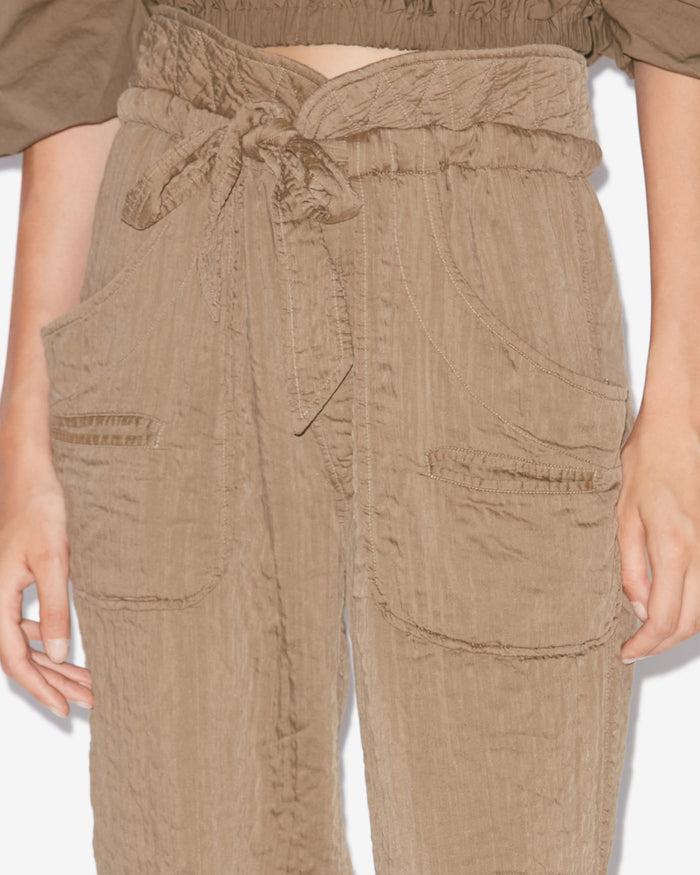 Isabel Marant PANTALON SERIDA Femme Kaki