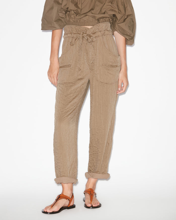 Isabel Marant PANTALON SERIDA Femme Kaki