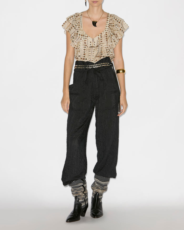 Isabel Marant PANTALON SERIDA Femme Noir