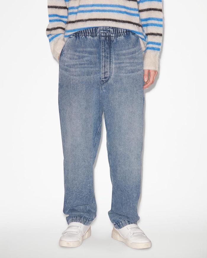 Isabel Marant Pantalon Timeo Homme Bleu Clair