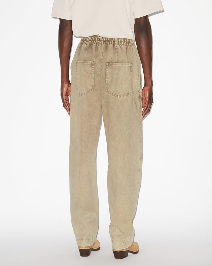 Isabel Marant PANTALON TIMEO Homme Clair Kaki