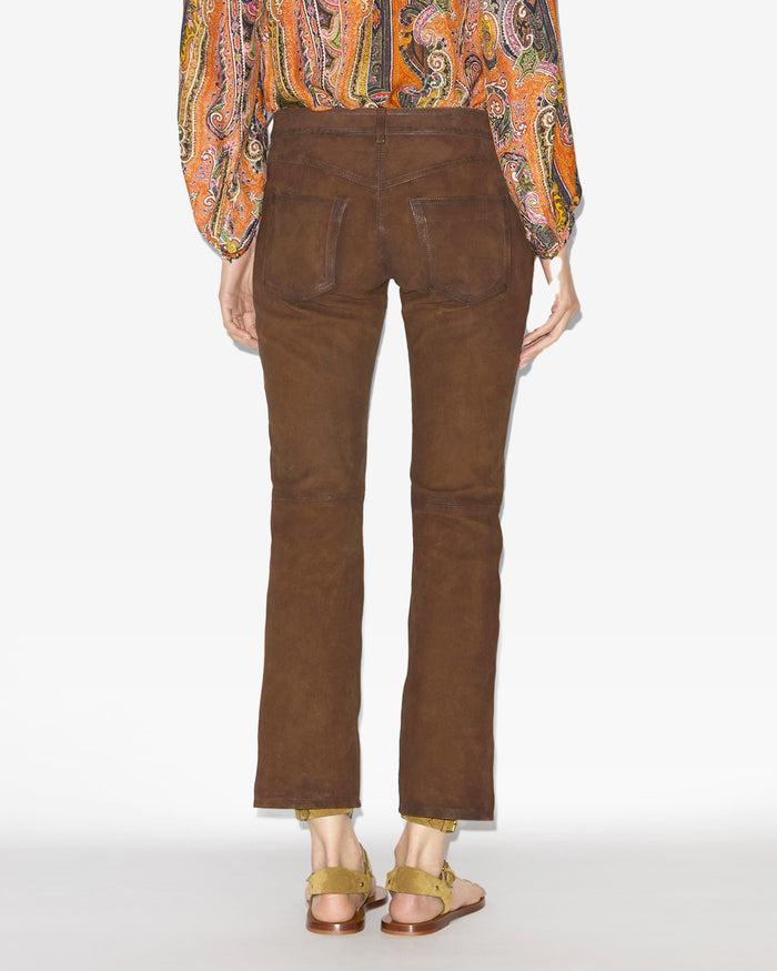 Isabel Marant PANTALON VANEL Femme Marron