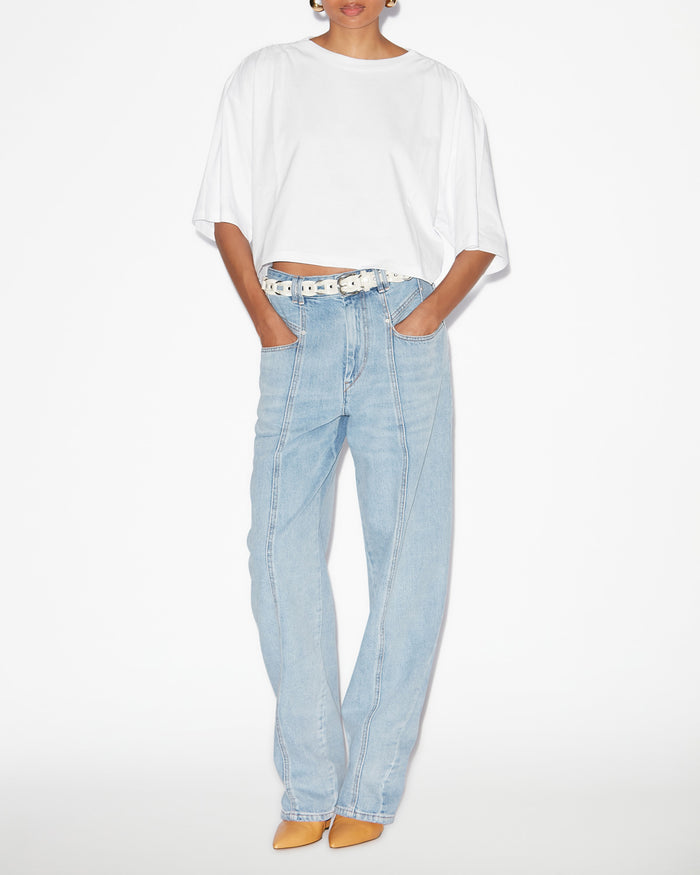 isabel marant Pantalon Vetan Femme ice bleu