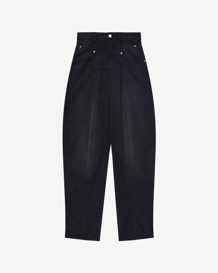 Isabel Marant Pantalon Vetan Femme Noir