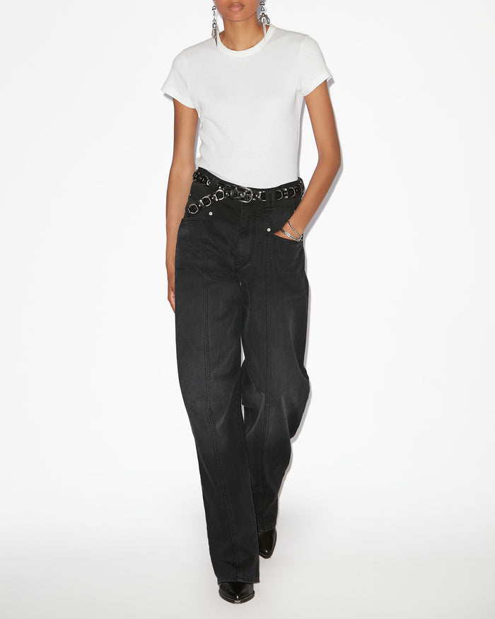 isabel marant Pantalon Vetan Femme noir