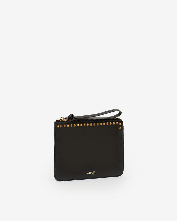 Isabel Marant Pochette Flat Pouch Femme Noir