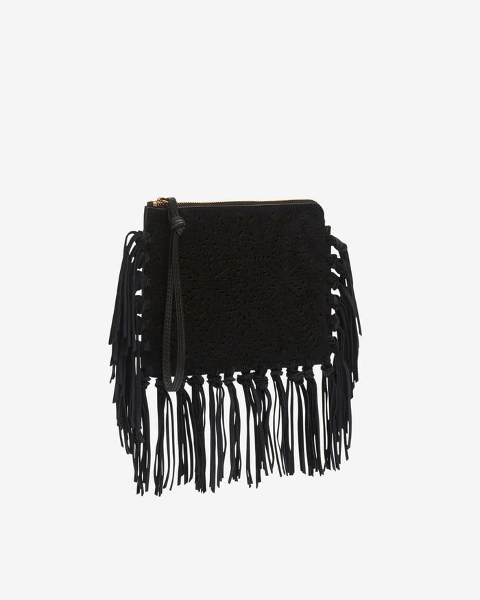 Isabel Marant Pochette Flat Pouch Femme Noir