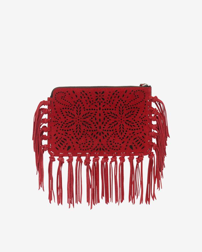 Isabel Marant Pochette Flat Pouch Femme Rouge
