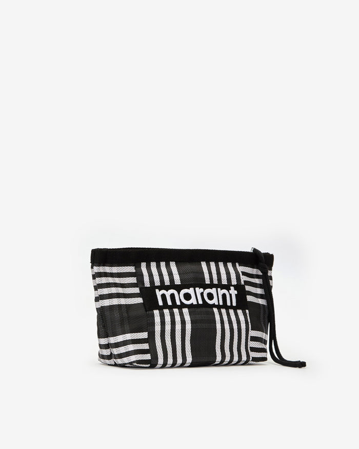 Isabel Marant POCHETTE POWDEN Femme Noir-blanc