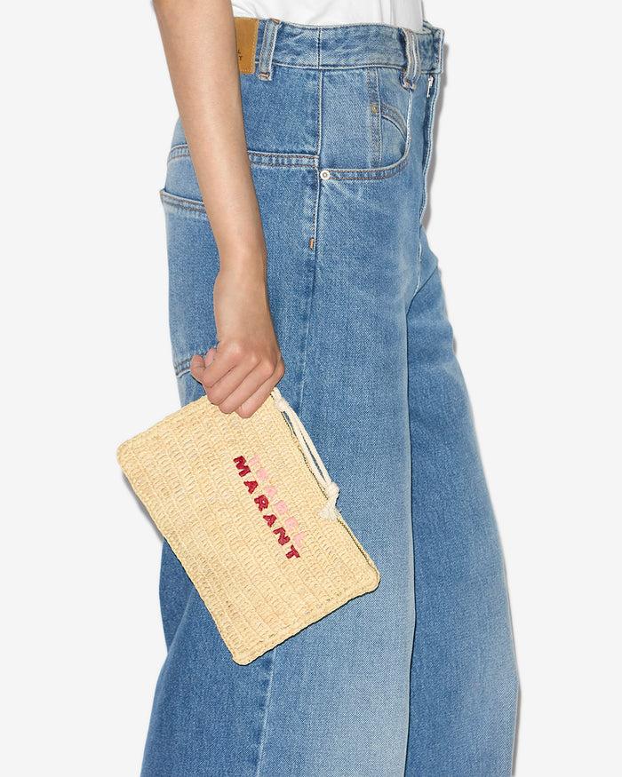 Isabel Marant POCHETTE PRAIA Femme Natural/Pink