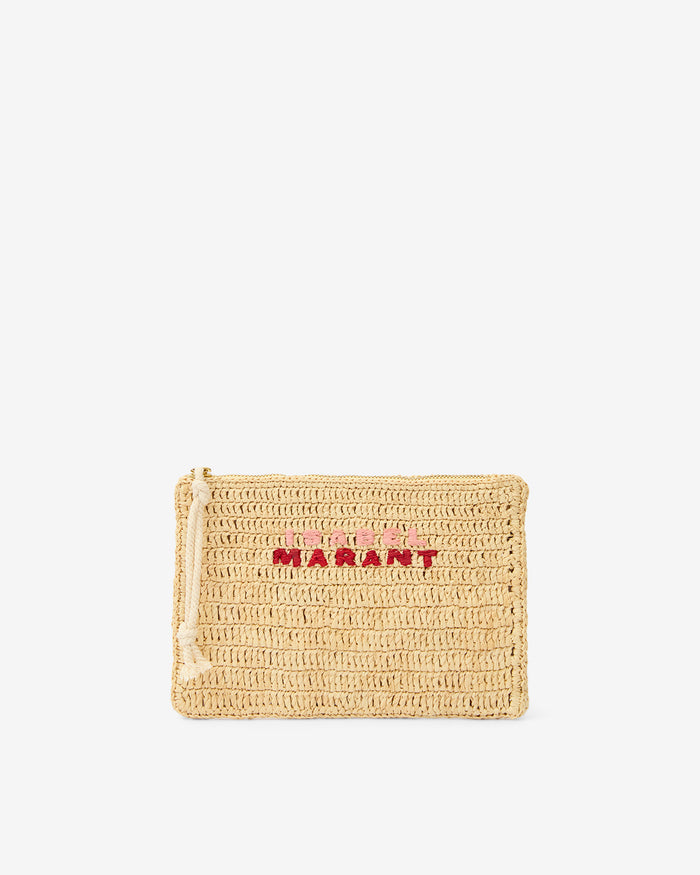 isabel marant POCHETTE PRAIA Femme Natural/Pink