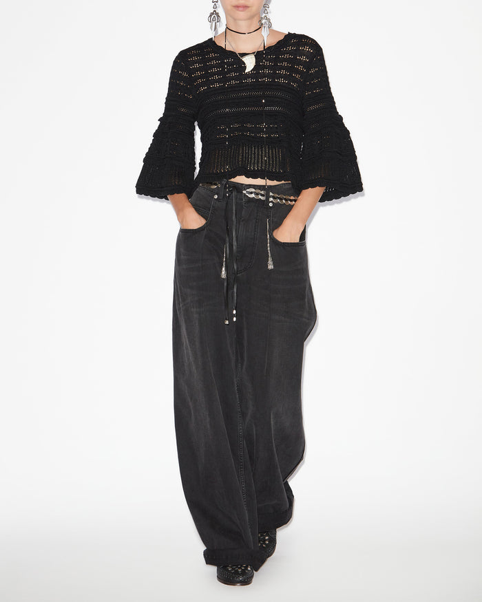 isabel marant PULL AZELIA Femme noir