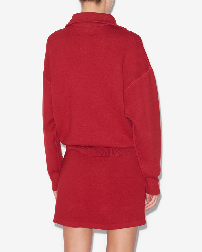 Isabel Marant PULL AZRA Femme Rouge