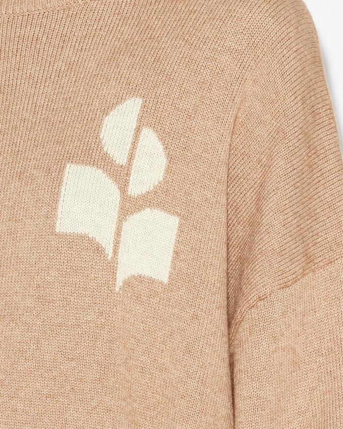 Isabel Marant Pull Coton Nash Femme Camel