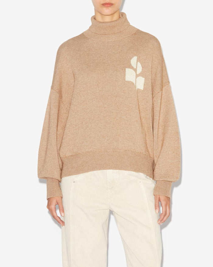 Isabel Marant Pull Coton Nash Femme Camel
