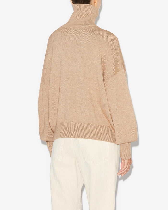 Isabel Marant Pull Coton Nash Femme Camel