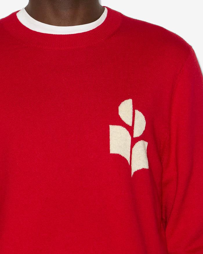 Isabel Marant PULL EVANS Homme Coquelicot