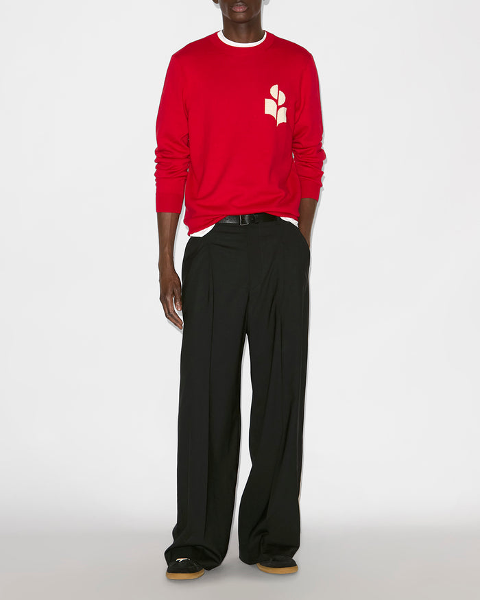 Isabel Marant PULL EVANS Homme Coquelicot