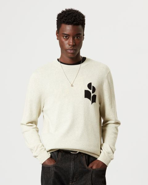 Isabel Marant Pull Evans Homme Gris Clair