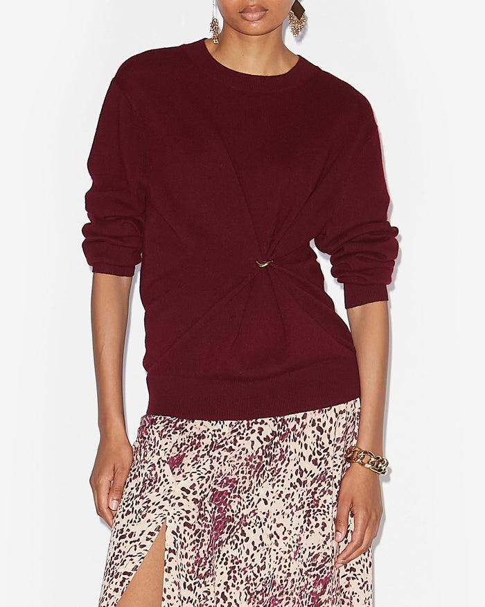 Isabel Marant PULL ILARIA Femme Bordeaux
