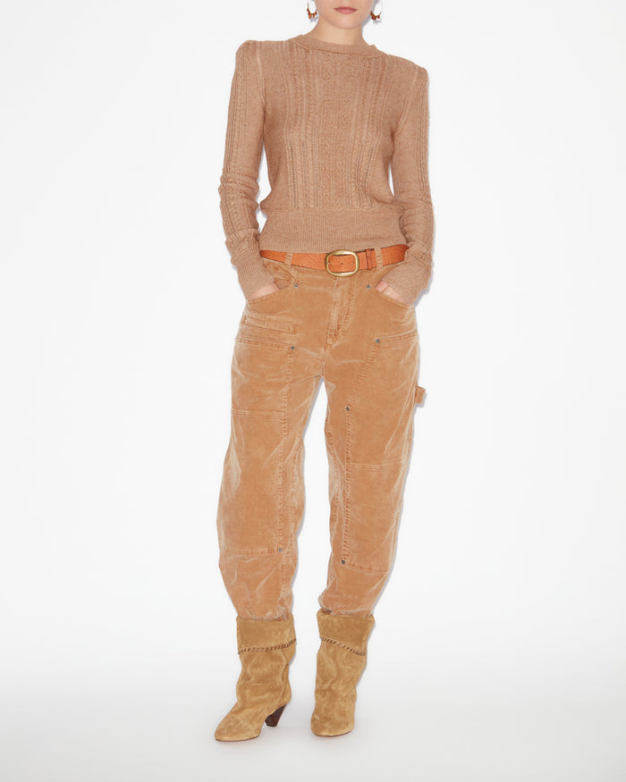 isabel marant PULL KALYN Femme camel