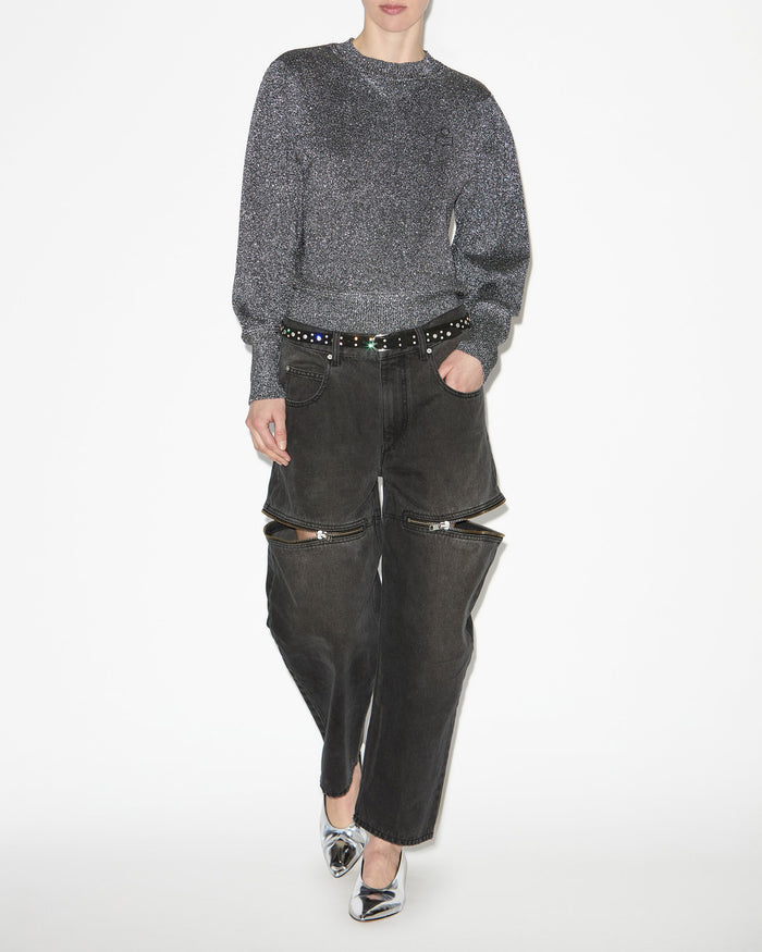 isabel marant Pull Kelaya Femme argent