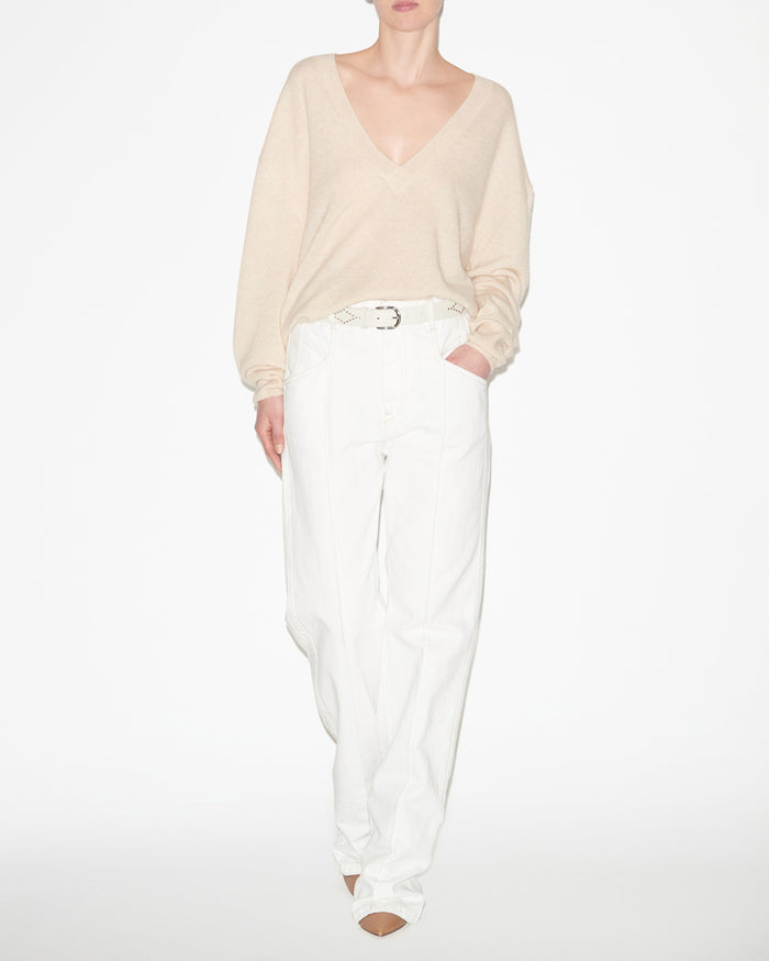Isabel Marant Pull Larana Femme Beige