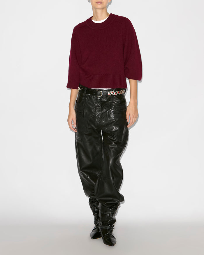 isabel marant PULL LEANDRA Femme bordeaux