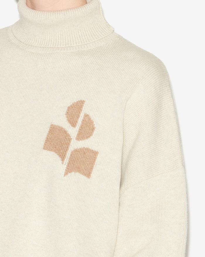 Isabel Marant Pull Nash Femme Gris Clair-camel