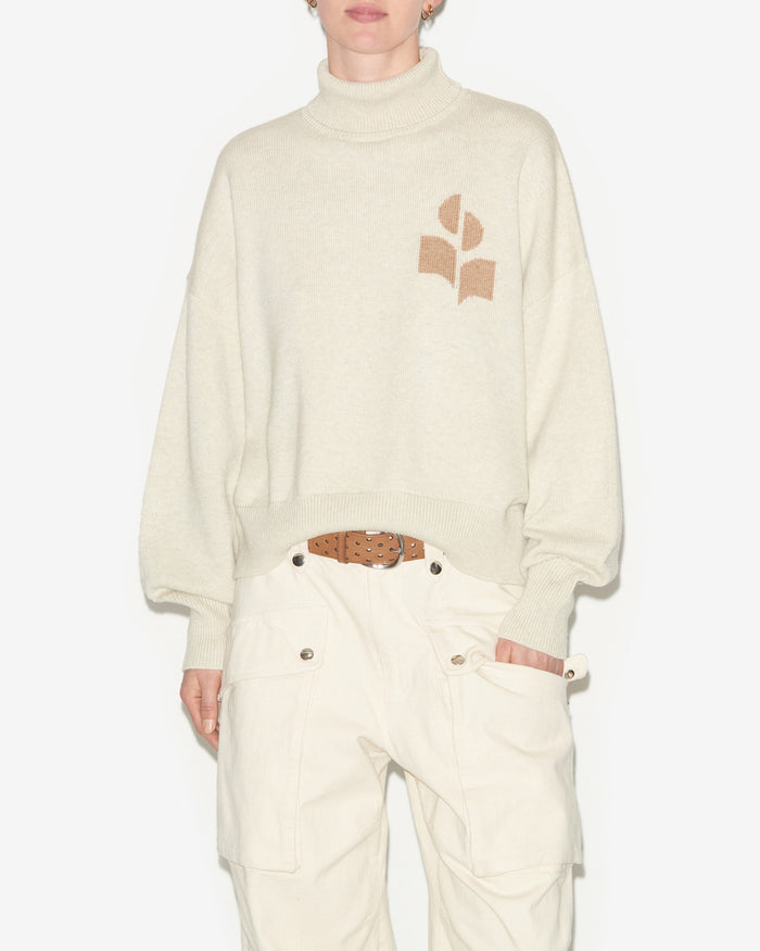 Isabel Marant Pull Nash Femme Gris Clair-camel