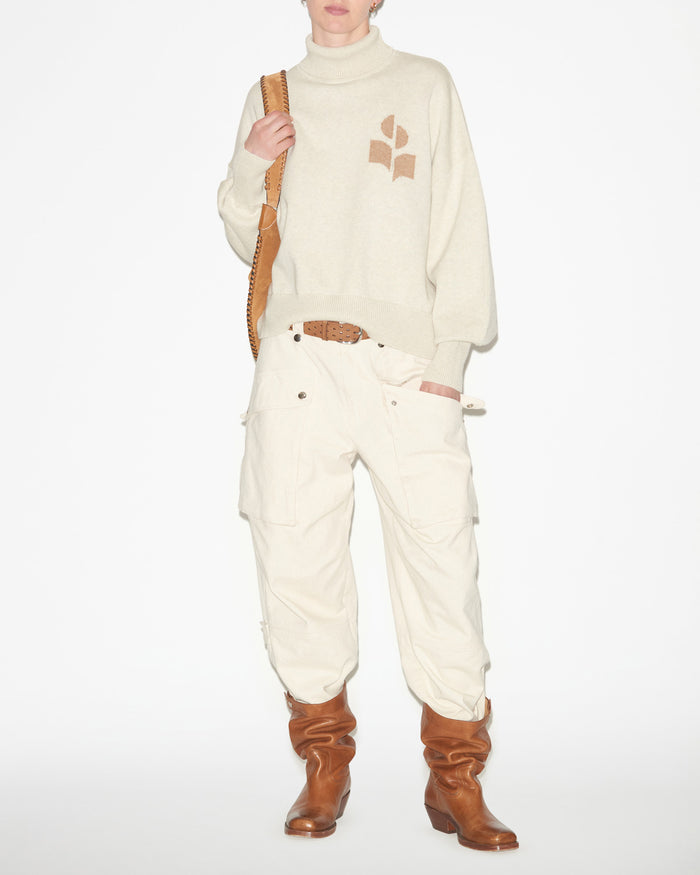 Isabel Marant Pull Nash Femme Gris Clair-camel