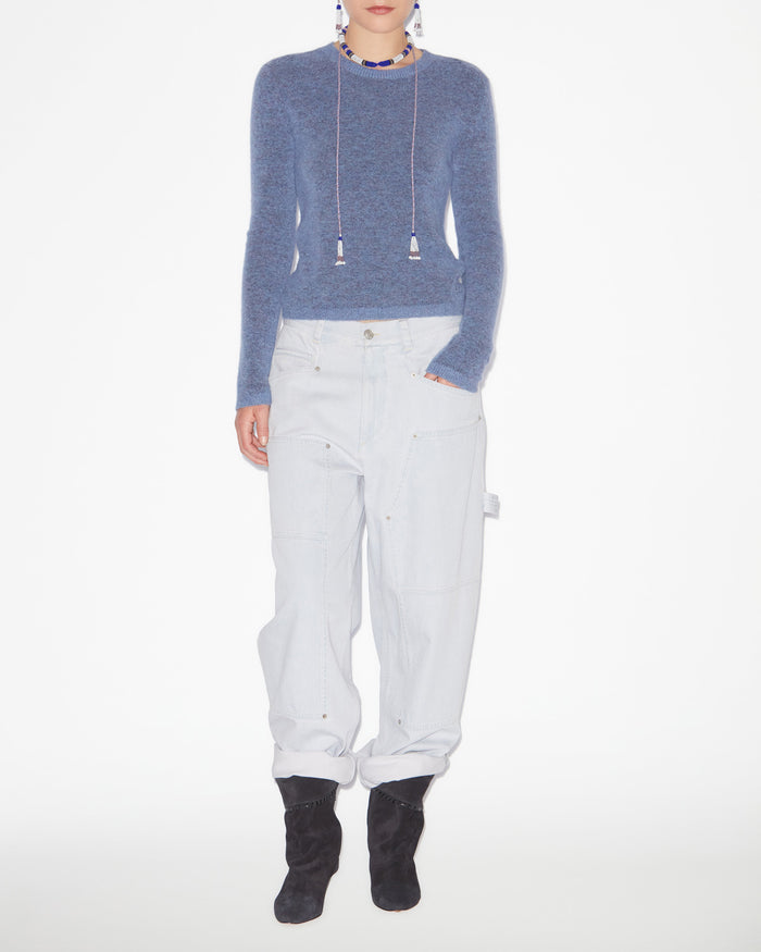 isabel marant PULL OBIRA Femme bleu ciel