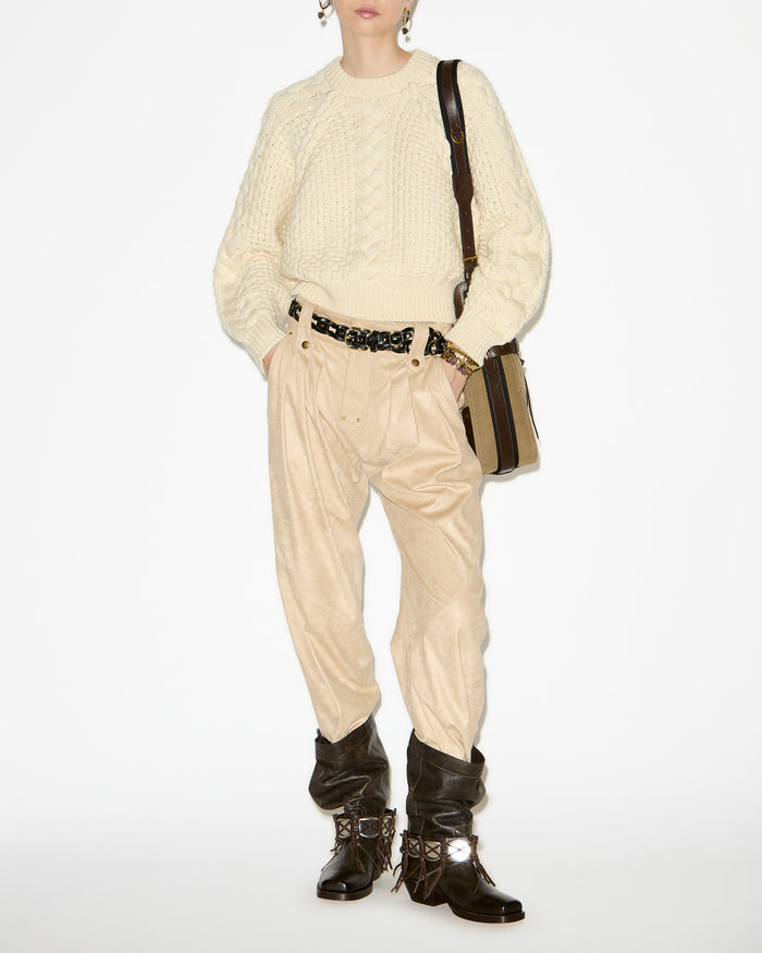 isabel marant Pull Obrero Femme écru