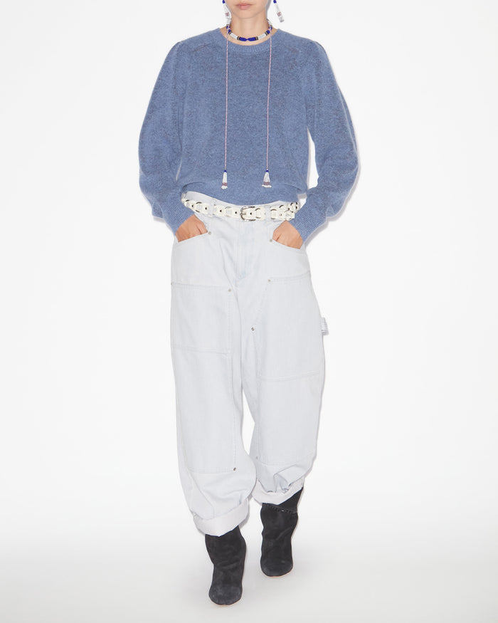 isabel marant PULL PEYTON Femme bleu ciel