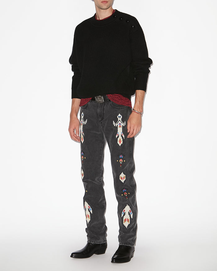 isabel marant PULL RUDEL Homme noir