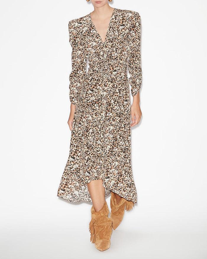 Isabel Marant ROBE ALBINI Femme Ocre-écru