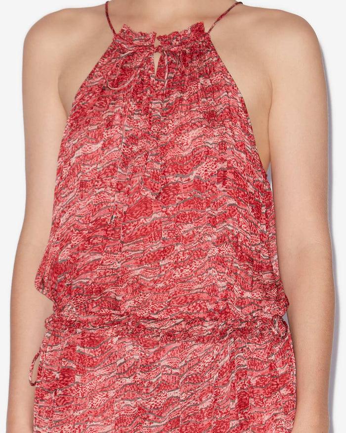 Isabel Marant ROBE ALITA Femme Rouge