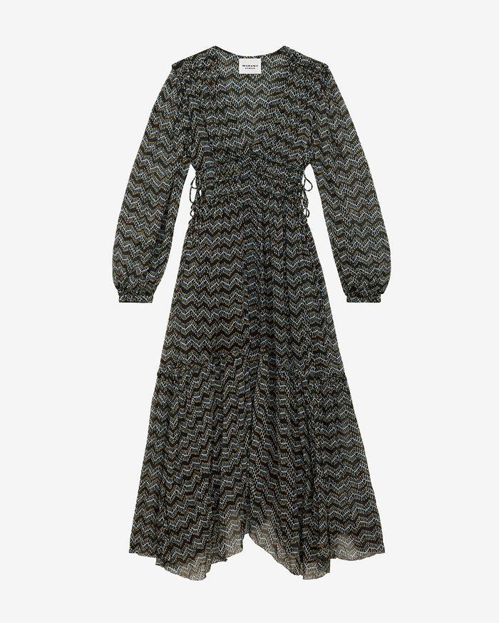 Isabel Marant ROBE AMARA Femme Noir Délavé