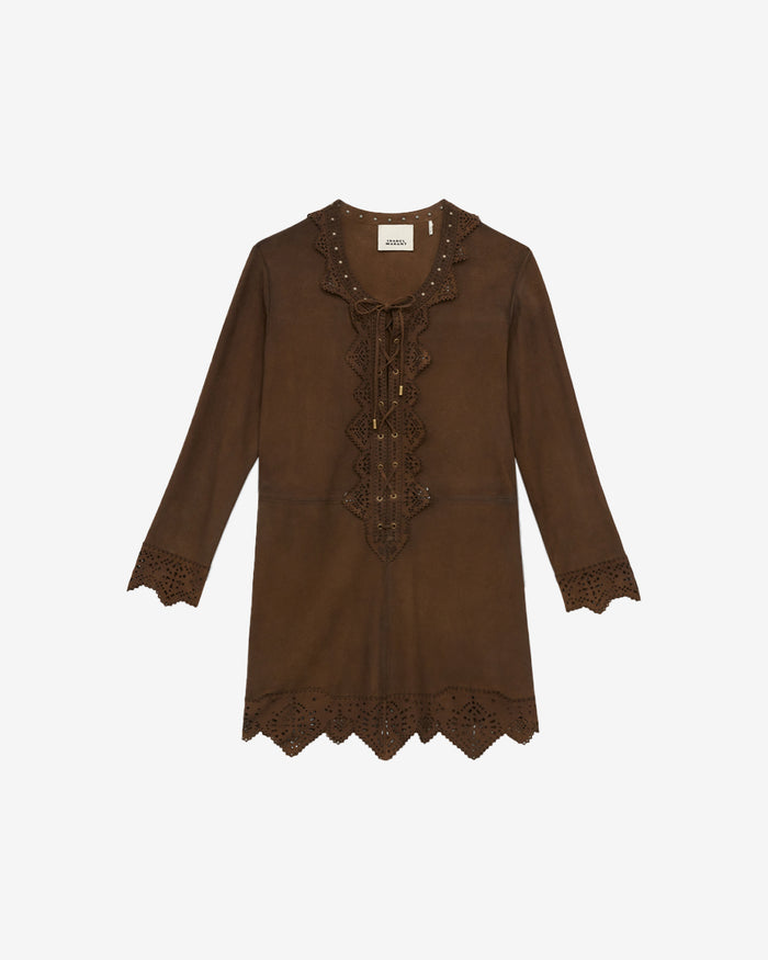 isabel marant ROBE CHARLINA Femme marron