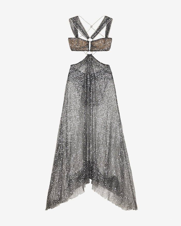 Isabel Marant ROBE DALIE Femme Argent