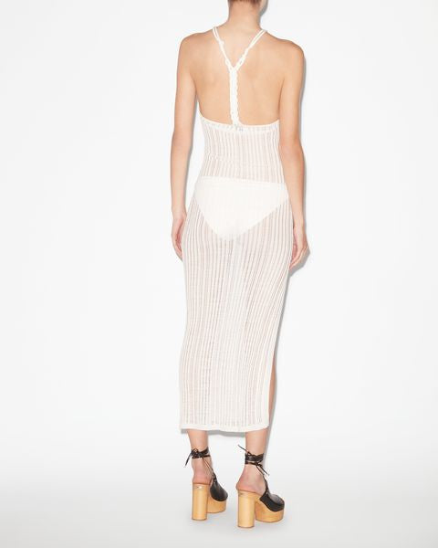Isabel Marant Robe Deborah Femme Blanc
