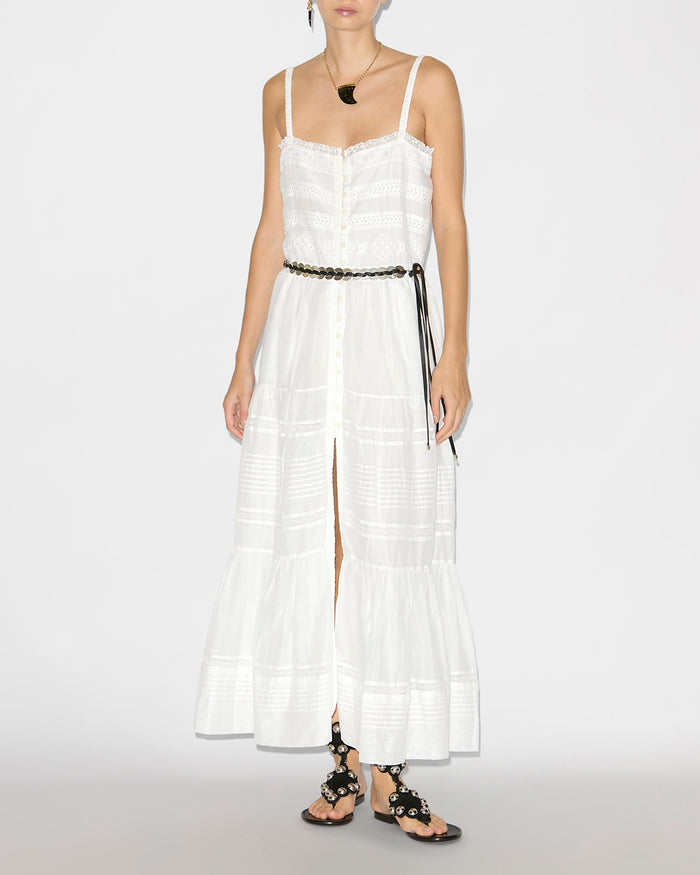 isabel marant ROBE DIVINE Femme blanc