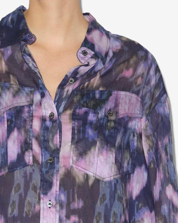 Isabel Marant ROBE ELIANE Femme Violet-lilas