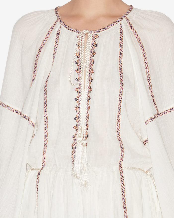 Isabel Marant ROBE FLORENZA Femme écru-ocre