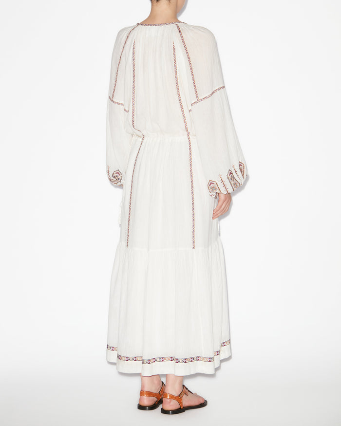 Isabel Marant ROBE FLORENZA Femme écru-ocre
